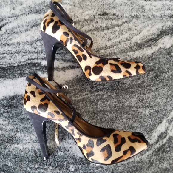 Nine West Leopard Print ❤ Oh La La❤ Sz 9.5M - Picture 4 of 7